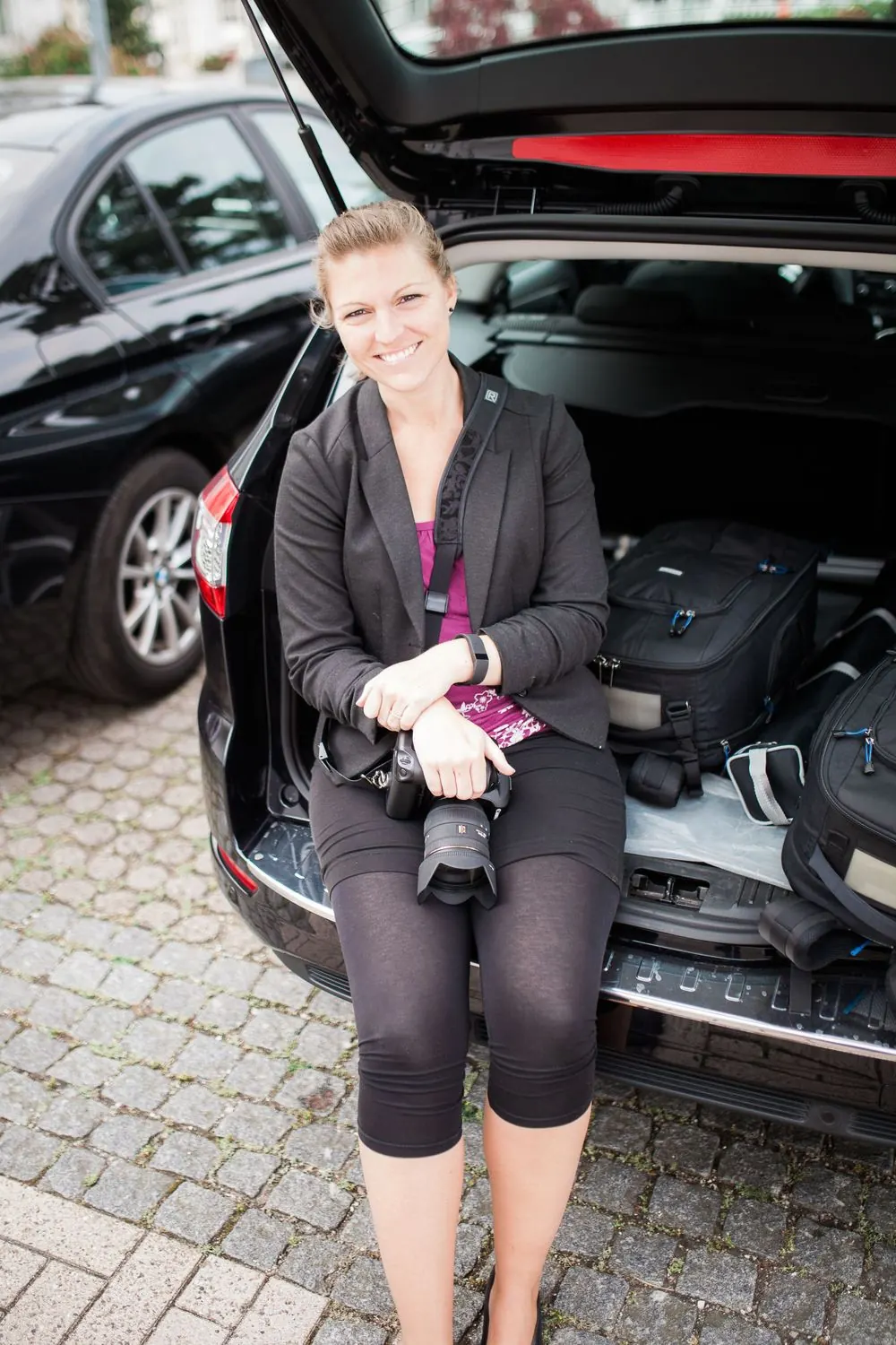 Louise with her camera