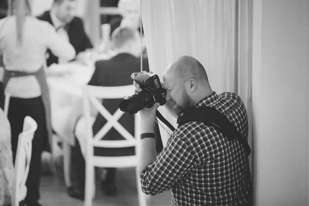 Martin and Louise behind the camera