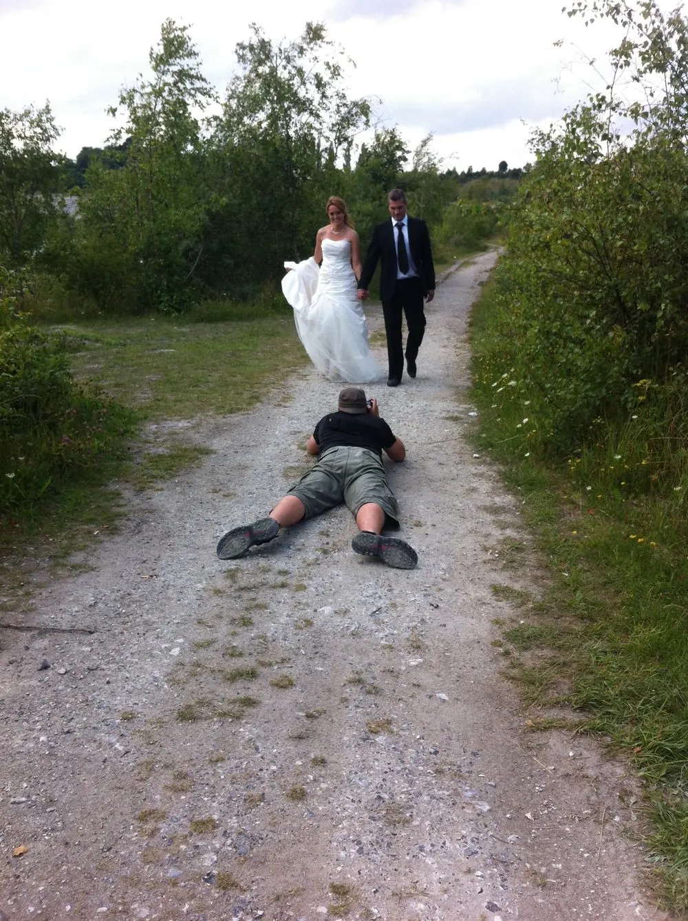 Martin and Louise behind the camera